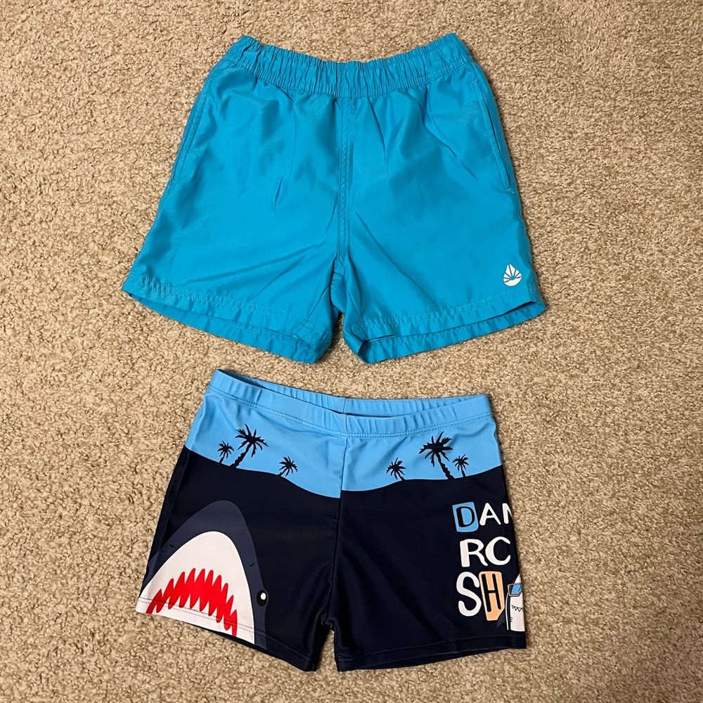 Two pair of swimming trunks